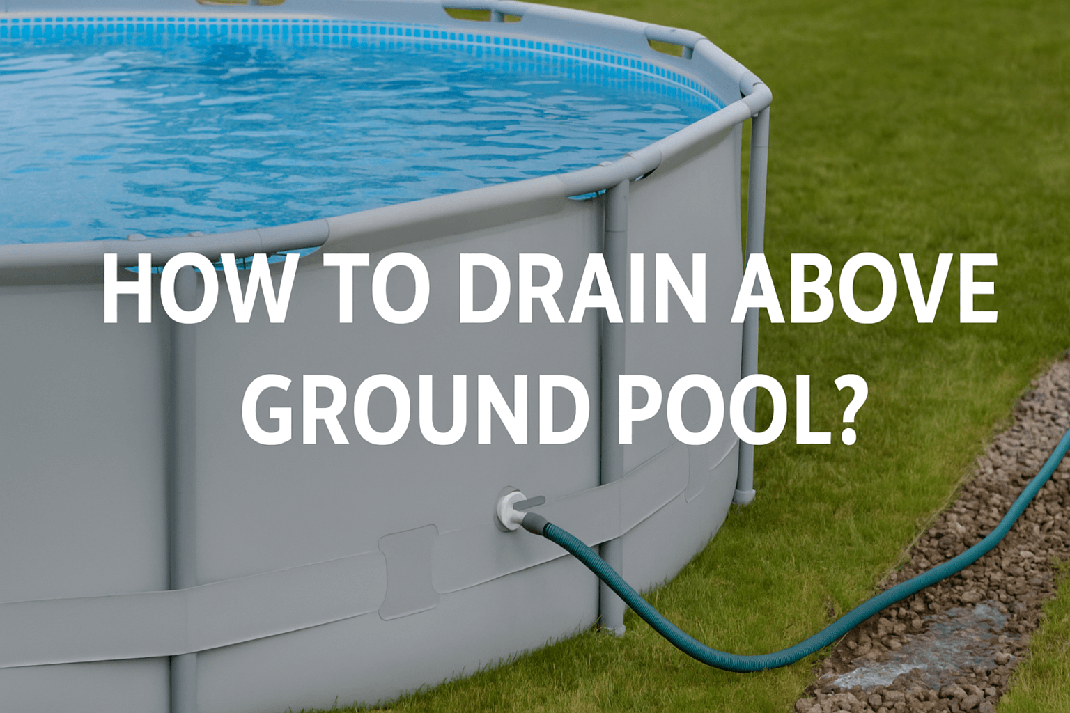 image-of-above-ground-container-pool-with-hose-draining-water-into-garden-ditch