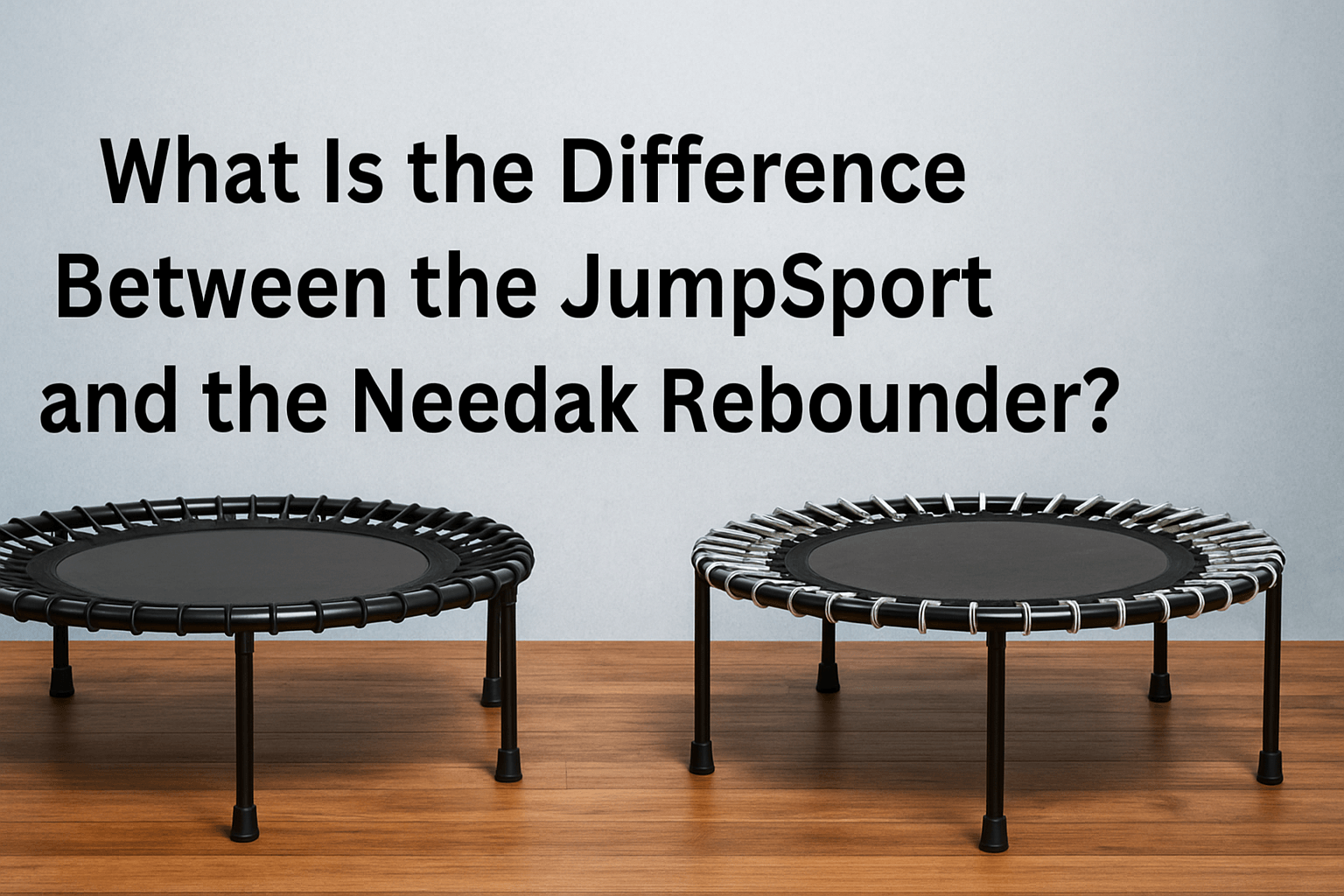 what-is-the-difference-between-the-jumpsport-and-the-needak-rebounder-banner-image-showing-two-mini-trampolines-side-by-side-one-with-bungee-cords-and-one-with-steel-springs-text-centered-in-bold-font
