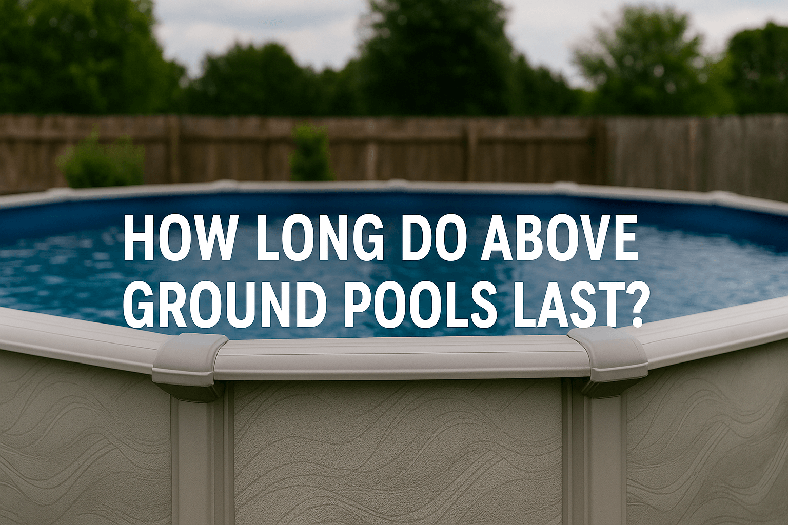 above-ground-container-pool-in-backyard-with-wooden-fence-and-trees-showing-clear-water