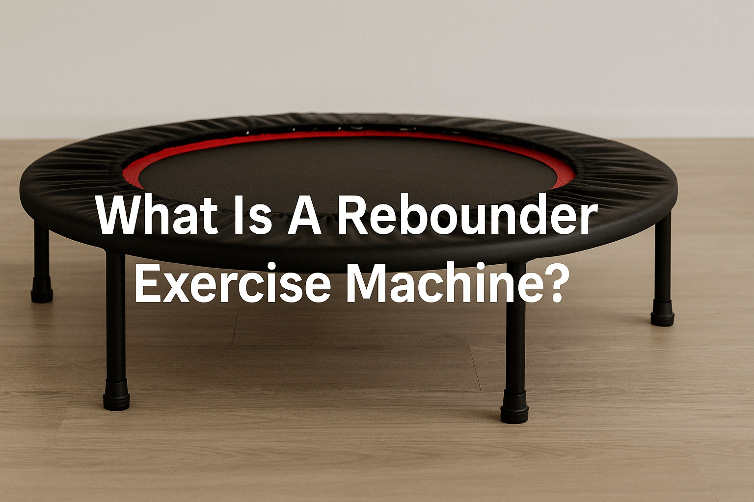 banner-image-for-blog-showing-a-rebounder-exercise-machine-mini-trampoline-with-bold-title-what-is-a-rebounder-exercise-machine-centered-in-text-fitness-health-home-workout-rebounding
