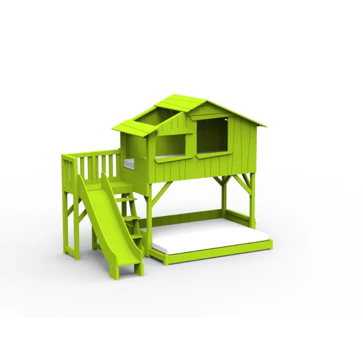 custom-treehouse-style-bed-apple-green