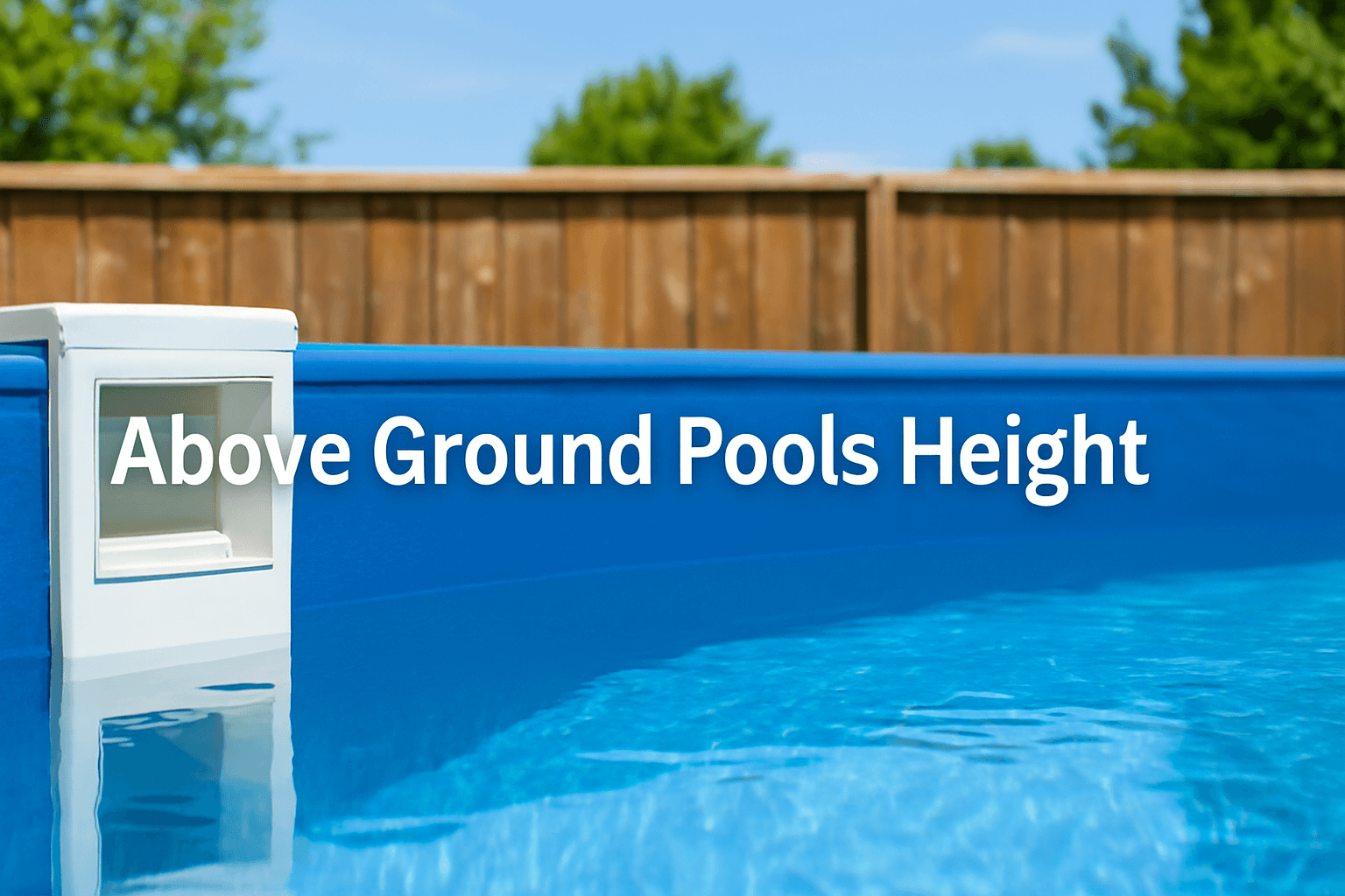 Above Ground Pools Height