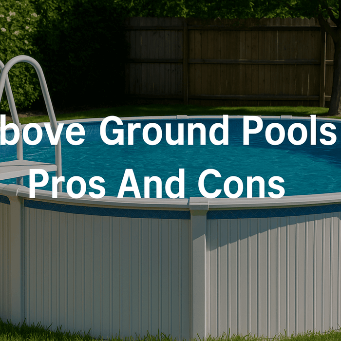 large-swimming-pool-for-adults-in-uk-garden-with-ladder-blue-water-wooden-fence-green-grass-banner-text-above-ground-pools-pros-and-cons