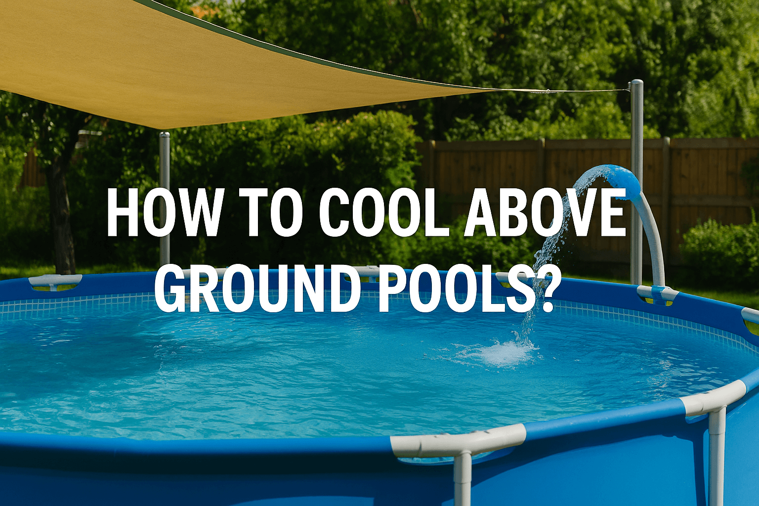above-ground-container-pools-with-shade-sail-and-water-fountain-on-a-sunny-day-in-backyard