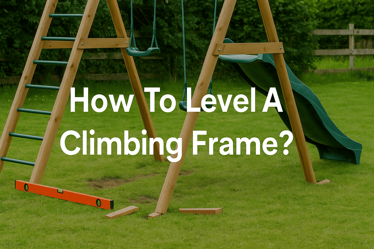 How To Level A Climbing Frame? — Happy Hideouts