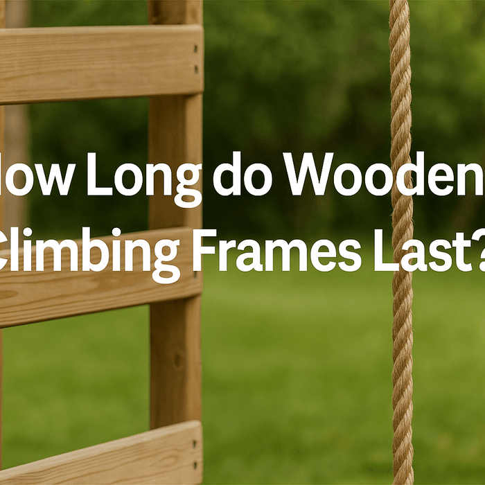 how-long-do-wooden-climbing-frames-last-banner-image-outdoor-wooden-frame-with-rope-and-centred-title-text