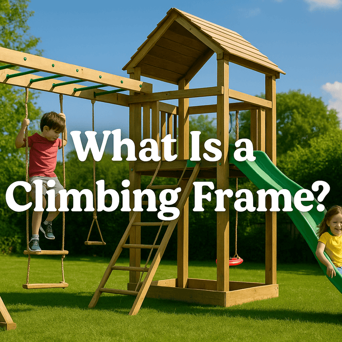 two-children-playing-on-a-wooden-climbing-frame-in-a-sunny-backyard-with-bold-centred-text-reading-what-is-a-climbing-frame