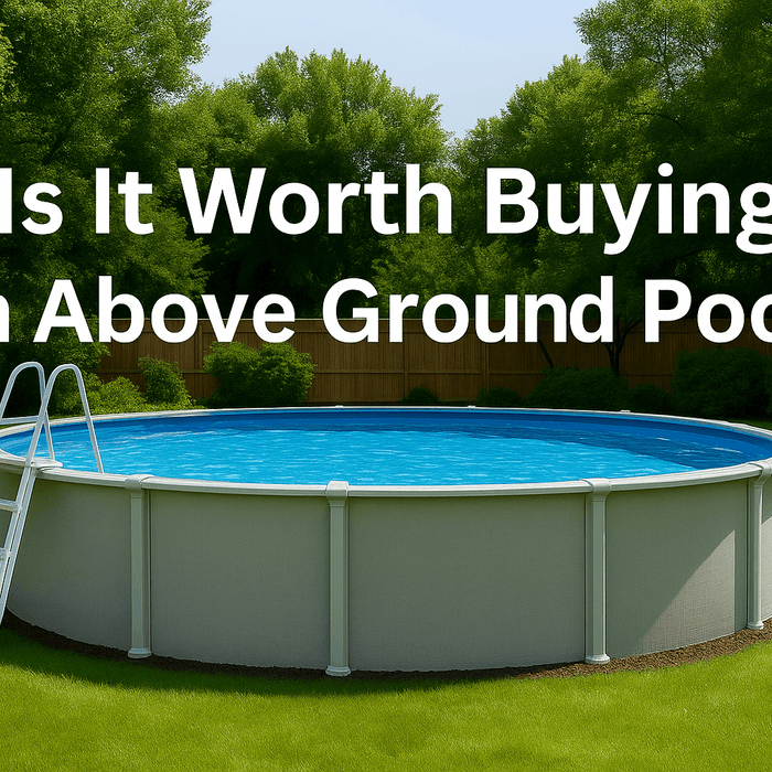 above-ground-pool-in-sunny-uk-backyard-with-ladder-green-grass-and-wooden-fence-text-reads-is-it-worth-buying-an-above-ground-pool