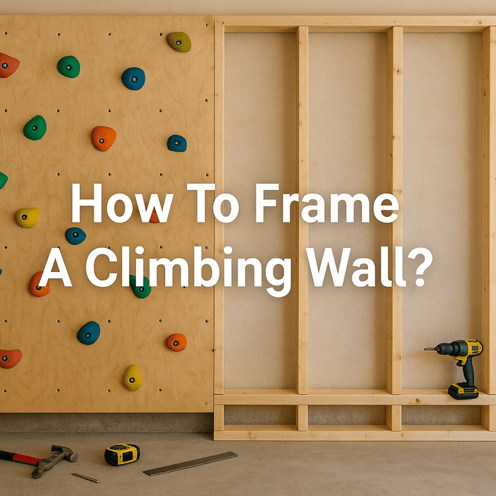 how-to-frame-a-climbing-wall-indoor-diy-construction-with-plywood-panels-wooden-studs-and-tools-on-floor