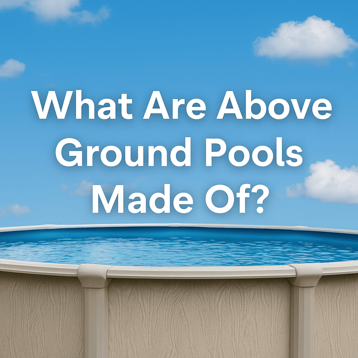 circular-above-ground-pool-installed-with-textured-resin-walls-and-steel-top-rails-under-a-blue-sky-with-clouds
