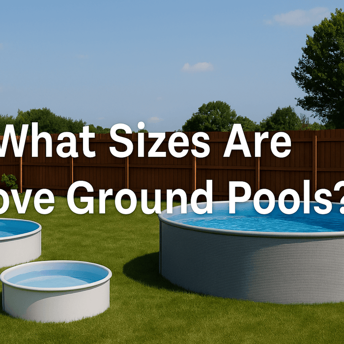 a-backyard-with-three-different-sized-above-ground-pools-on-green-grass-a-wooden-fence-in-the-background-and-clear-blue-sky