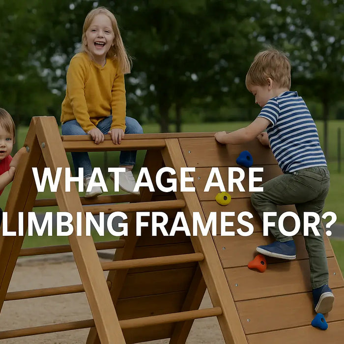 children-on-a-wooden-climbing-frame-with-centered-text-what-age-are-climbing-frames-for