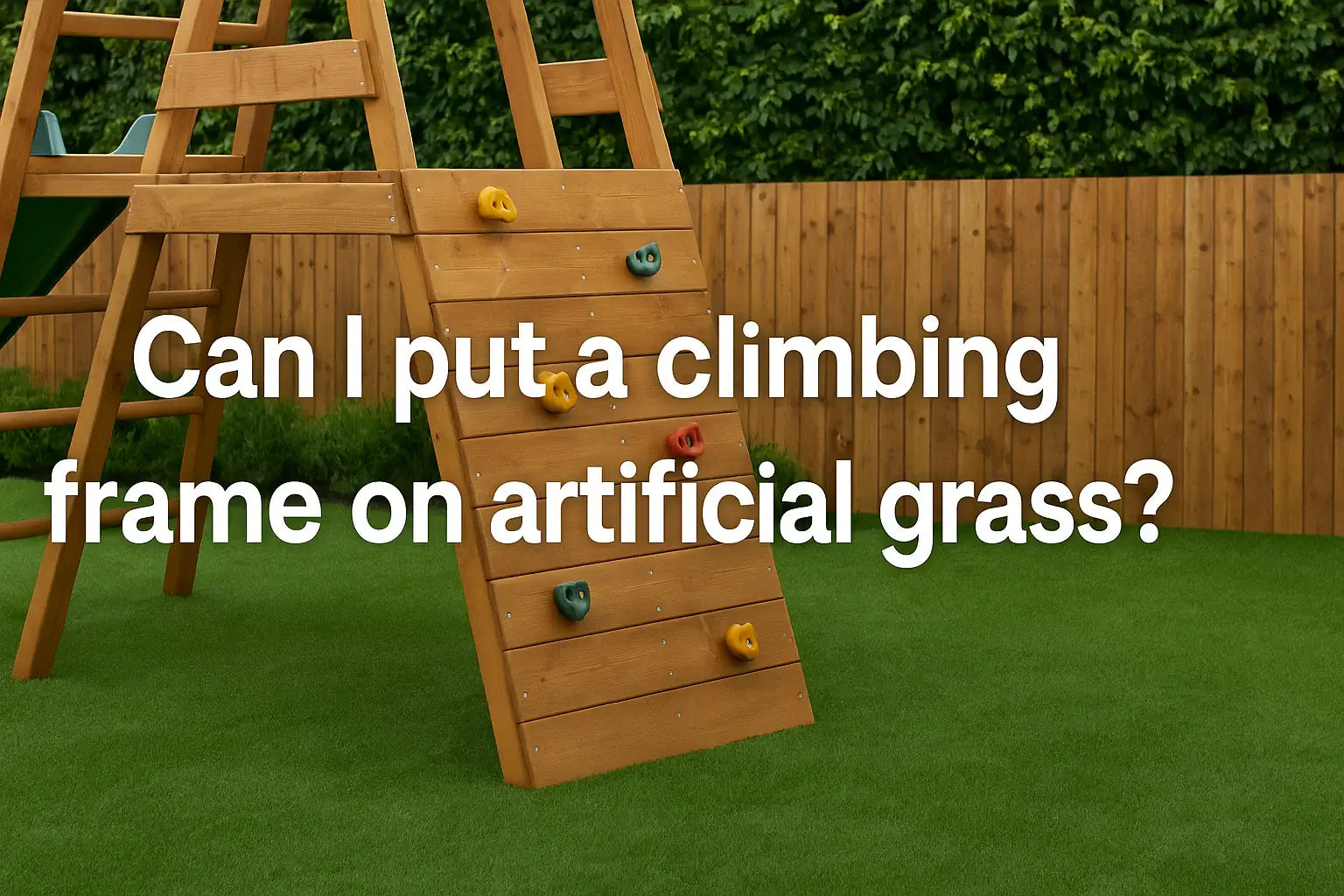 climbing-frame-in-the-garden-with-artificial-grass