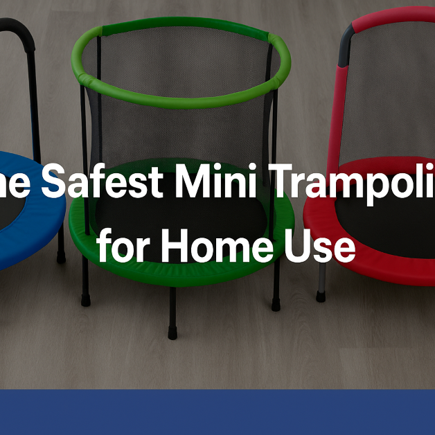 three-colourful-mini-trampolines-with-safety-handles-on-wooden-floor-with-text-the-safest-mini-trampolines-for-home-use