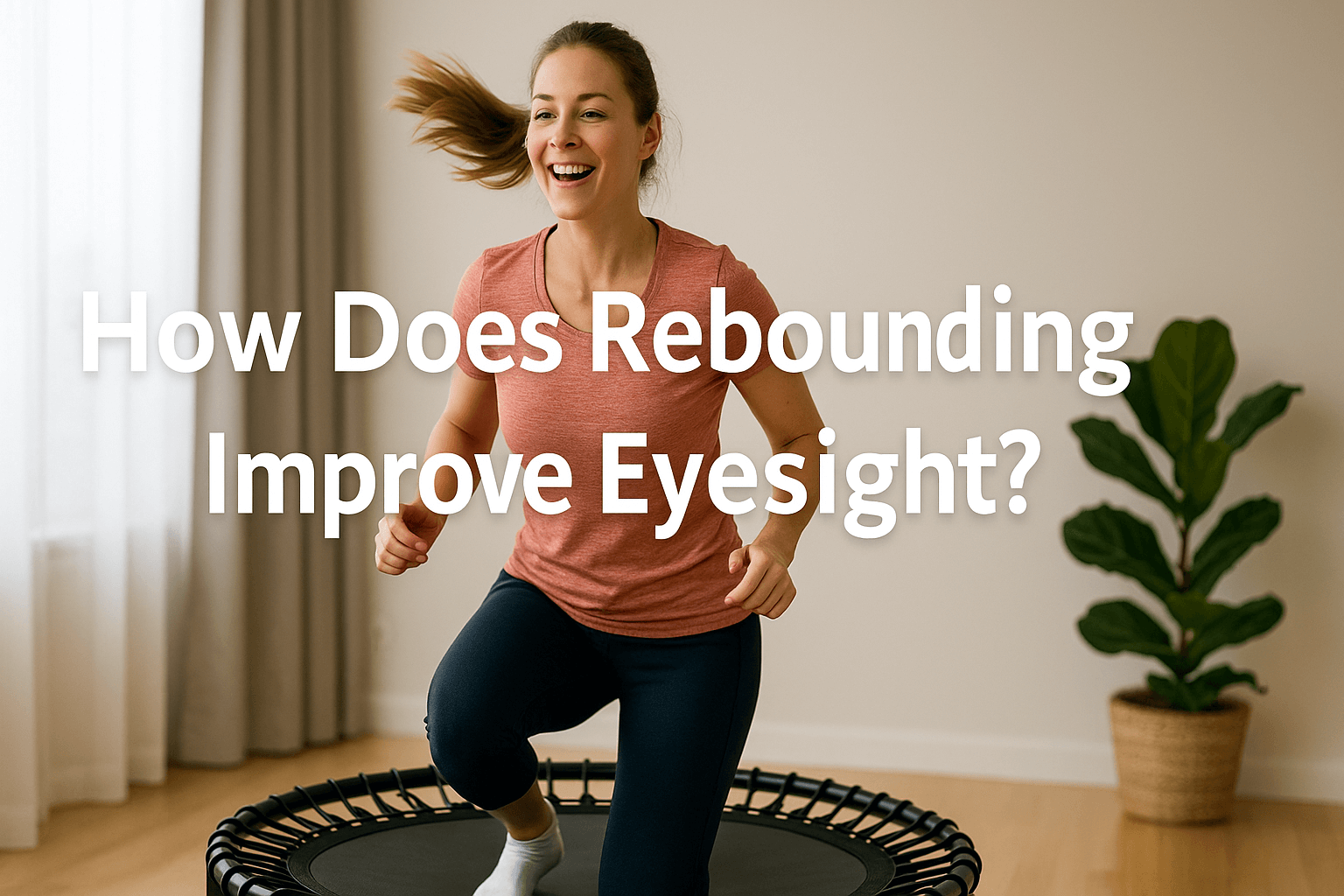 woman-smiling-while-exercising-on-rebounder-trampolines-indoors-text-overlay-how-does-rebounding-improve-eyesight-bright-room-green-plant-in-background
