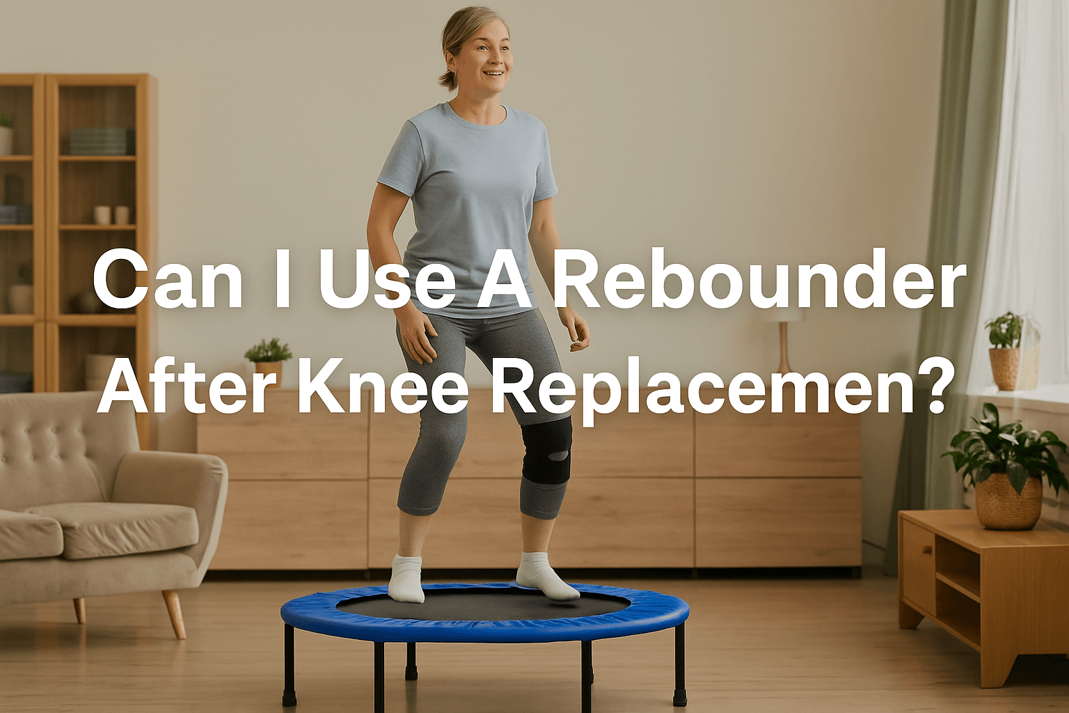 woman-bouncing-on-rebounder-after-knee-replacement-in-modern-living-room