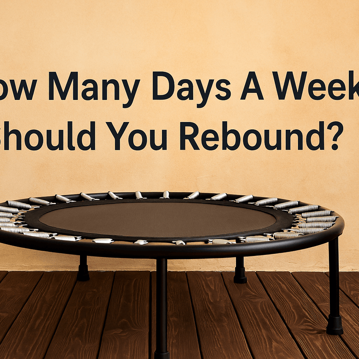 how-many-days-a-week-should-you-rebound-banner-image-with-rebounder-on-wooden-floor-and-centered-title-text