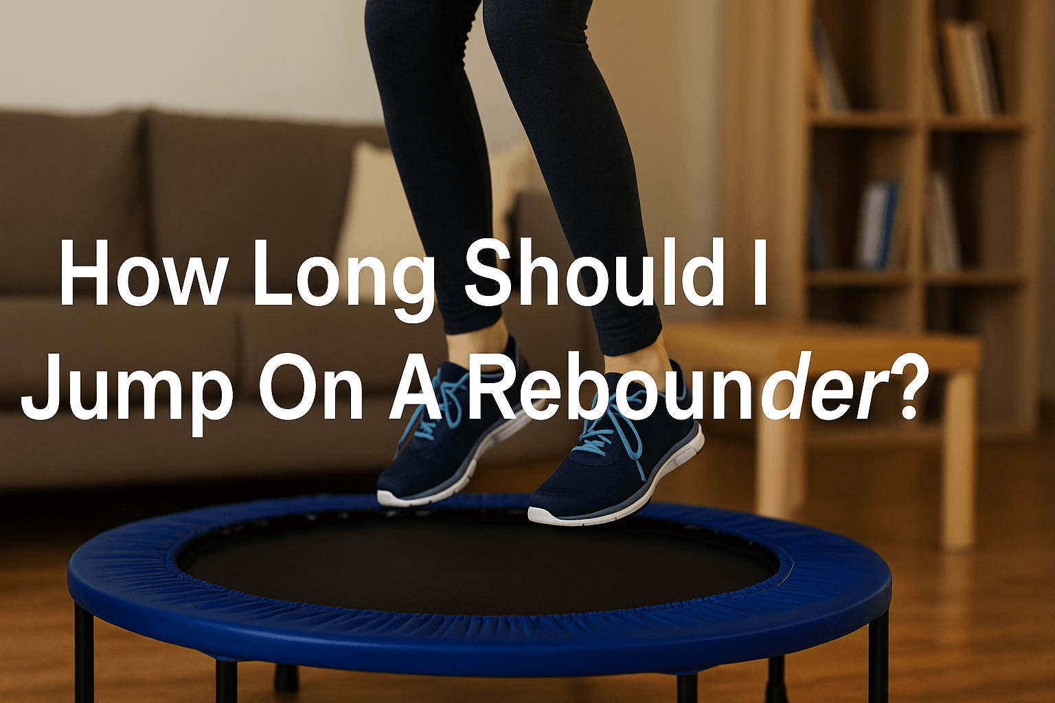 person-bouncing-on-rebounder-in-living-room-wearing-sports-shoes-text-how-long-should-i-jump-on-a-rebounder-centred-on-image-fitness-blog-banner