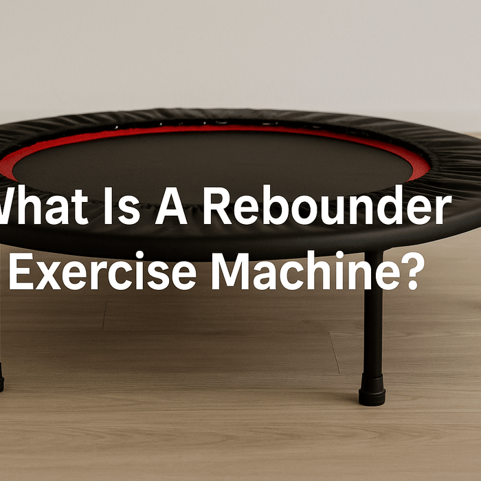 banner-image-for-blog-showing-a-rebounder-exercise-machine-mini-trampoline-with-bold-title-what-is-a-rebounder-exercise-machine-centered-in-text-fitness-health-home-workout-rebounding