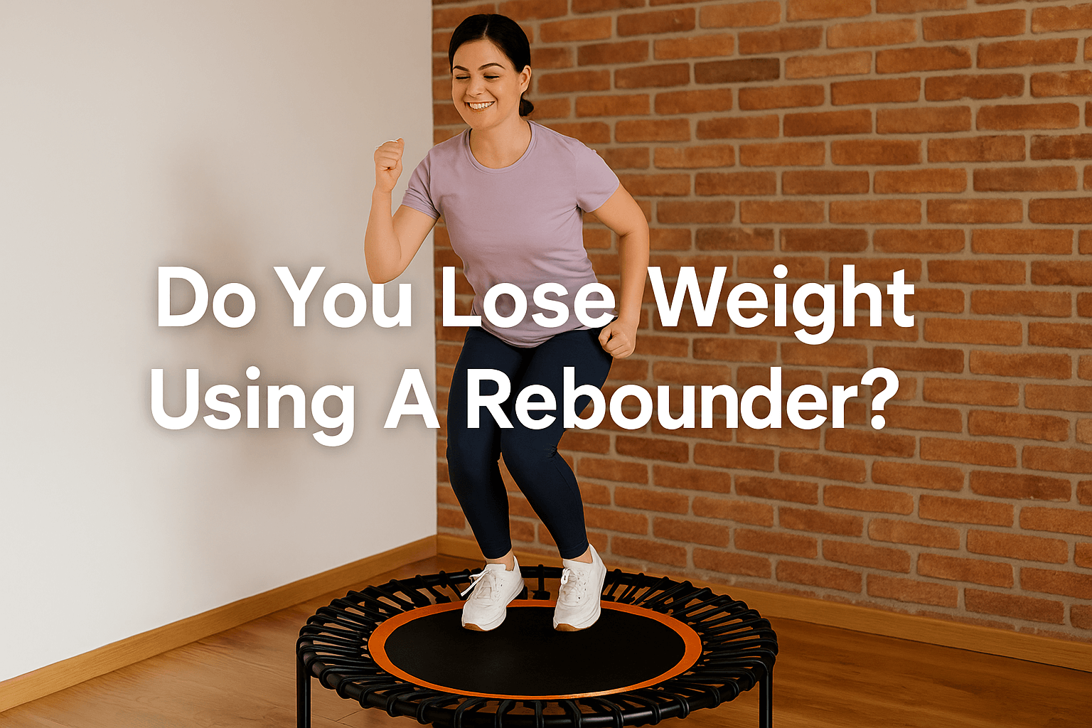 do-you-lose-weight-using-a-rebounder-banner-image-woman-bouncing-on-rebounder-trampoline-uk-in-living-room-fitness