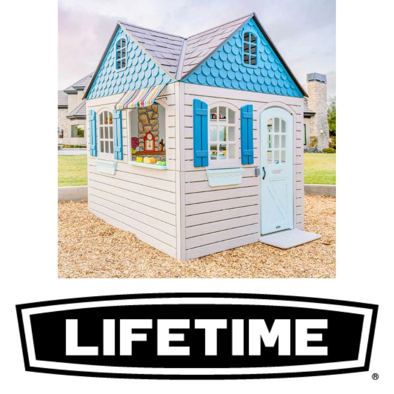 Lifetime Products Logo with Playhouse