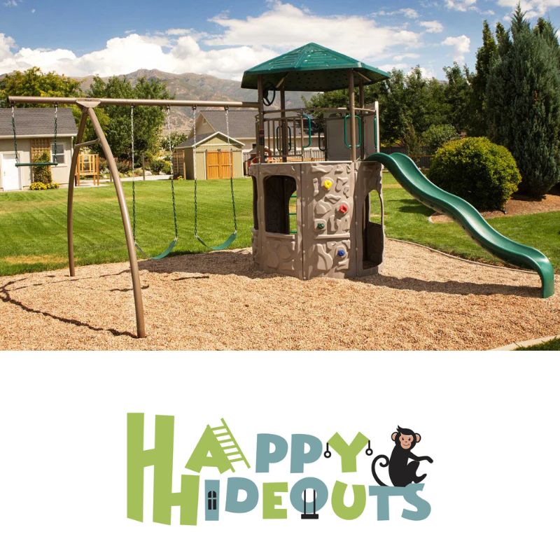 Outdoor-climbing-frame-uk-playset-with-tower-and-swings