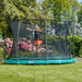 10ft-salta-inground-trampoline-with-enclosure-in-family-garden