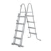 Bestway Power Steel 13'3" x 6'7" x 39.5"/4.04m x 2.01m x 1.00m Rectangular Pool Set ladder