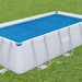 Bestway 13'3" x 6'7"(4.04m x 2.01m)/13'6" x 6'7"(4.12m x 2.01m) Rectangle Solar Pool Cover outdoor