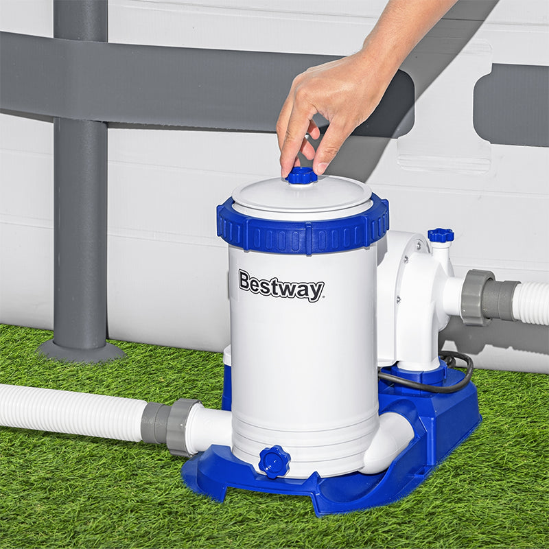 Bestway 9463L/2500gal Filter Pump outdoor front side