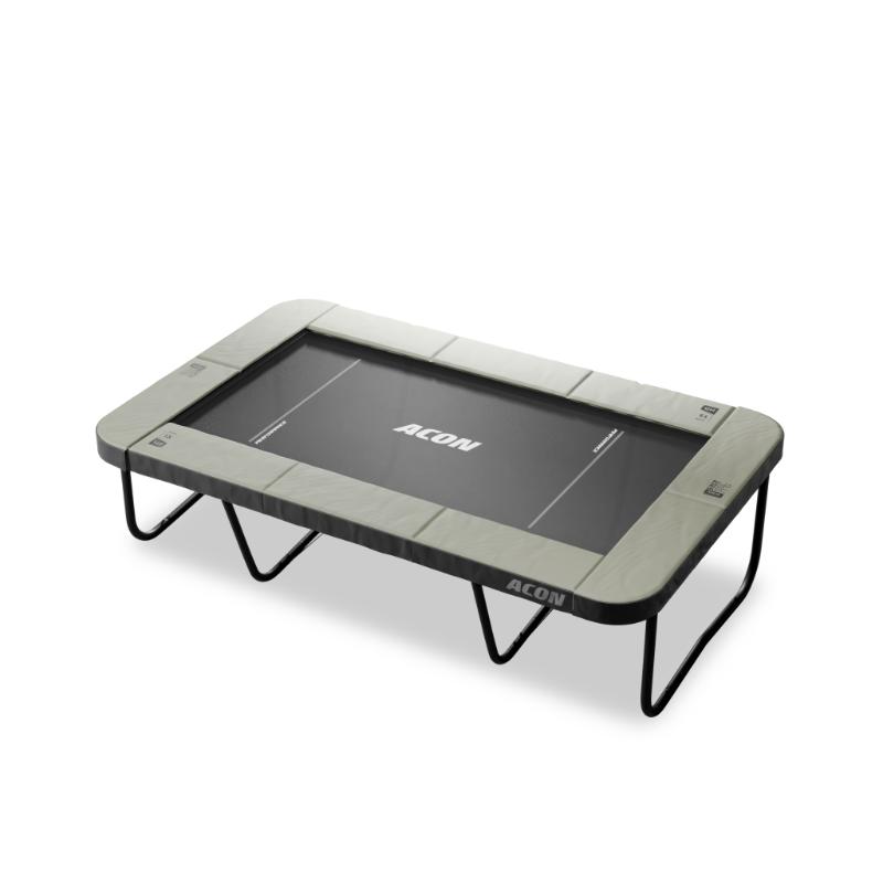 ACON-13-HD-Pro-Trampoline-only-with-green-padding-and-black-frame