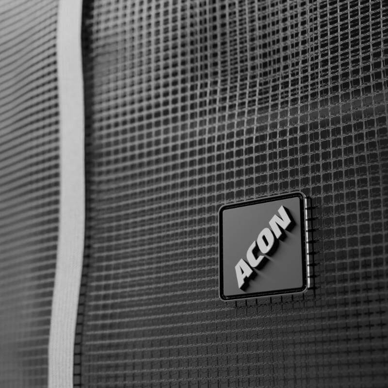 ACON-16-HD-Pro-Trampoline-enclosure-net-logo-close-up