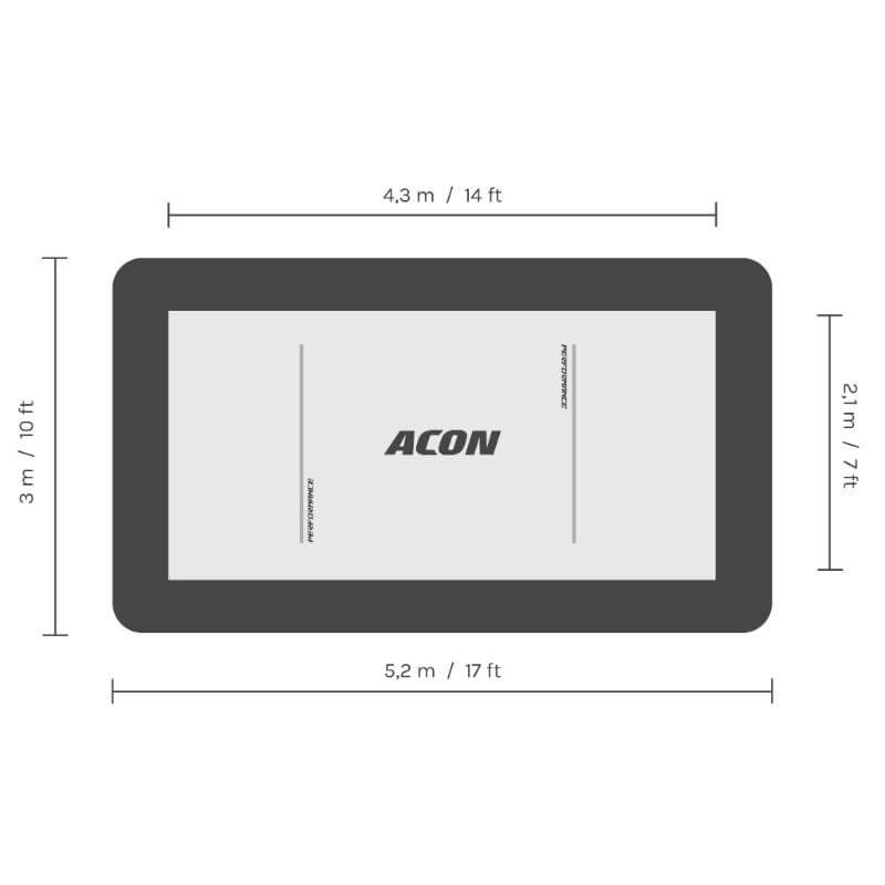 ACON-16-HD-Pro-Trampoline-top-dimensions-diagram