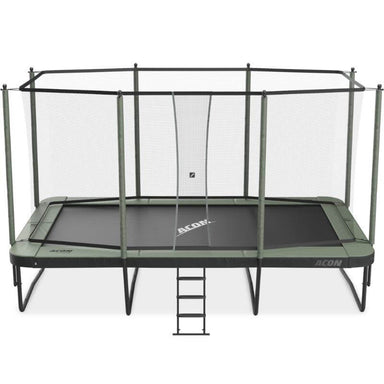 ACON-16-HD-Trampoline-with-enclosure-and-ladder-front-view