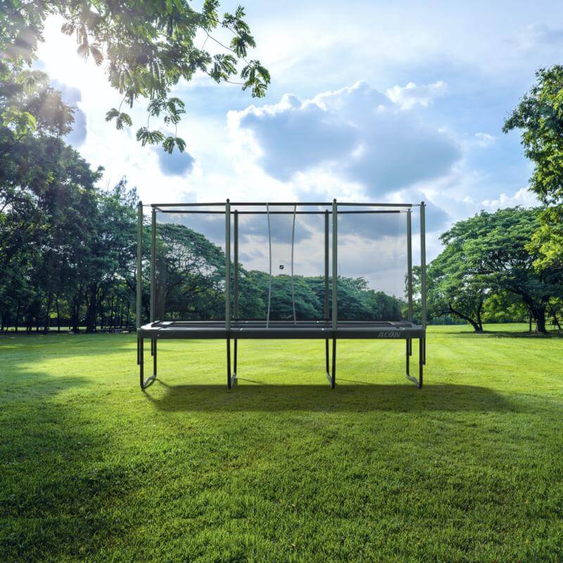 ACON-16-HD-Trampoline-with-enclosure-in-garden-setting