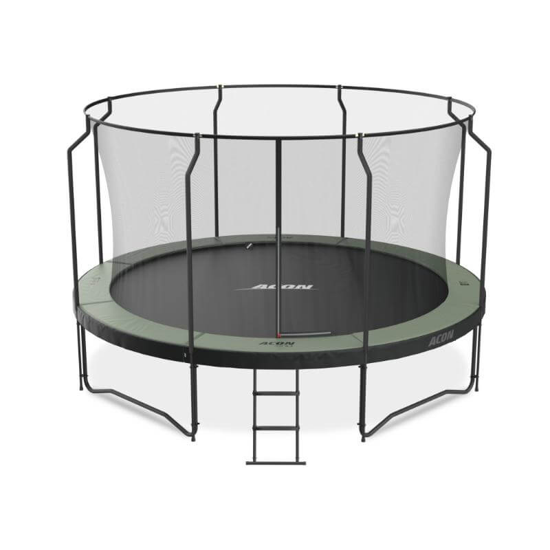ACON-Air-14ft-Round-Trampoline-with-premium-enclosure-and-ladder