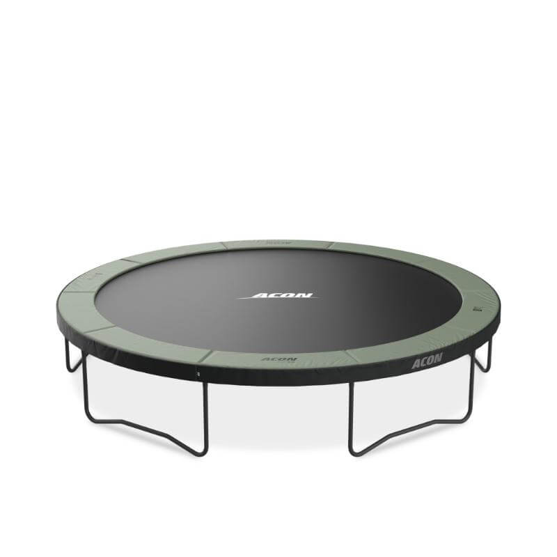 ACON-Air-15ft-Round-Trampoline-with-green-padding-and-black-frame