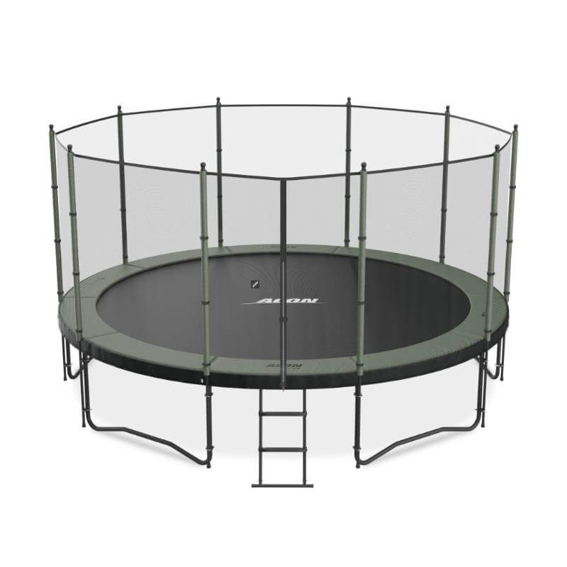 ACON-Air-15ft-Round-Trampoline-with-standard-enclosure-and-ladder