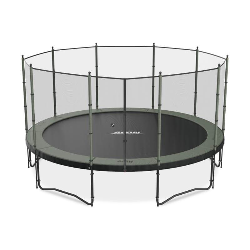 ACON-Air-15ft-Round-Trampoline-with-standard-enclosure-front-view