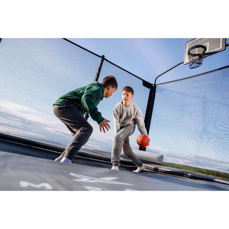 ACON-X-Trampoline-with-basketball-hoop-and-children-playing