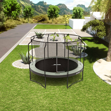 ACON_Air_3.7m_Round_Trampoline_road_side_view