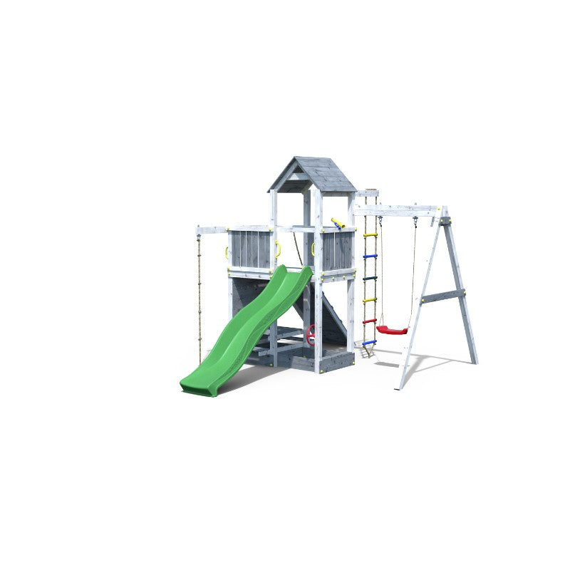 Activer_Grey_and_White_Play_Equipment_front_view