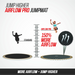 BERG Champion FlatGround 430 Trampoline airflow pro
