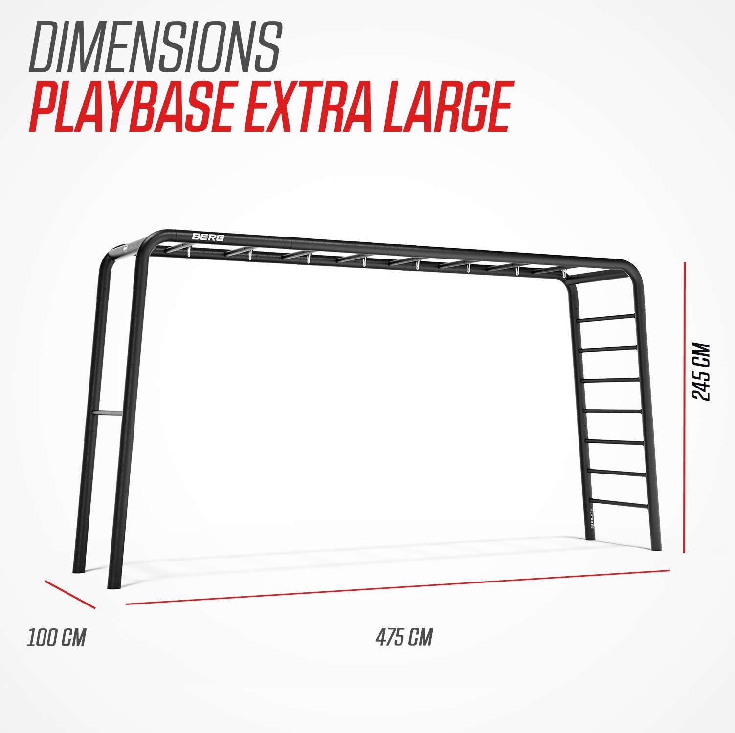 BERG Playbase Extra Large Dimensions
