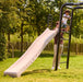 BERG Playbase Platform and Slide with dad and son in the garden playing
