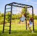 BERG Playbase climbing net with friends playing in the garden