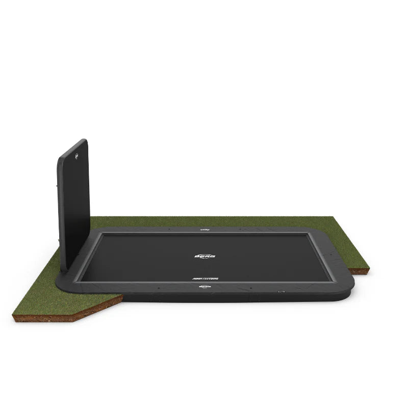 BERG_Ultim_Elite_Trampoline_Flatground_500_grey_with_aerow_wall