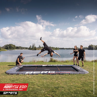 BERG_Ultim_Pro_Bouncer_FlatGround_Trampoline_lake_view