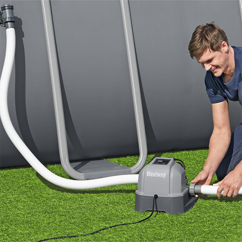 Bestway_swimming_pool_saltwater_chlorinator_installing