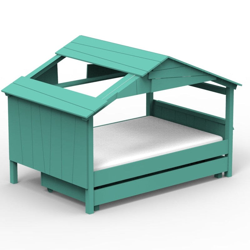Children's_Star_Treehouse_Bed_Mathy_By_Bols_light_green